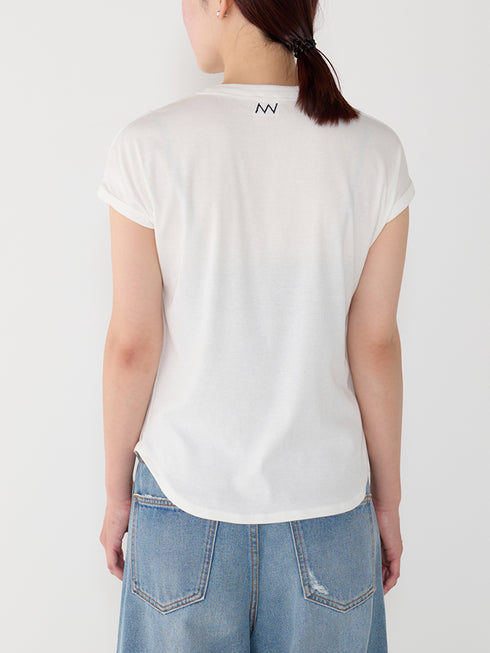 SHORT SLEEVE RIB TEE / Y241-81020-5